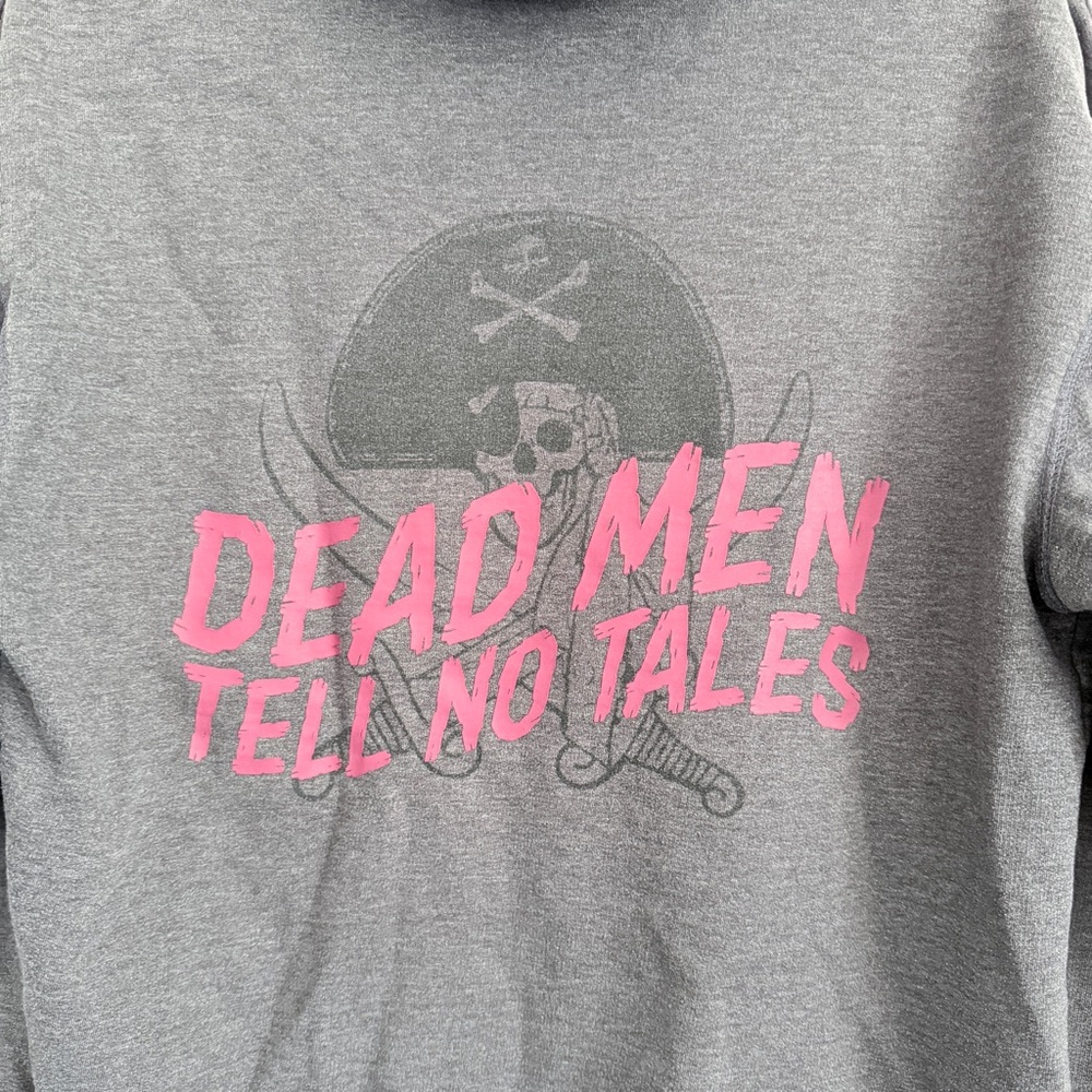 Disney Parks Pirates Of The Caribbean Dead Men Tell No Tales Pullover Hoodie - Picture 3 of 11